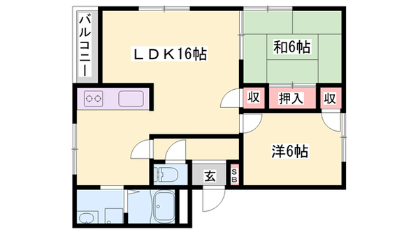 銀の馬車道 壱番館の物件間取画像
